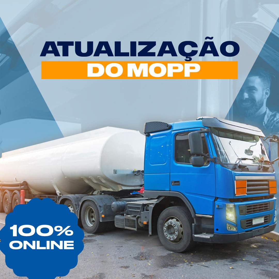 CURSO TRÂNSITO PARA ATUALIZAÇÃO MOPP DE CONDUTORES DE VEÍCULOS DE TRANSPORTE DE PRODUTOS PERIGOSOS
